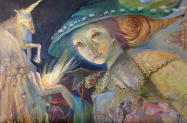 제목이 "Bringing the Light…"인 미술작품 Maria Shedrina로, 원작, 기름