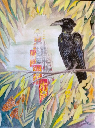 Malerei mit dem Titel "The lost legion Leg…" von Stefan Dhein, Original-Kunstwerk, Aquarell