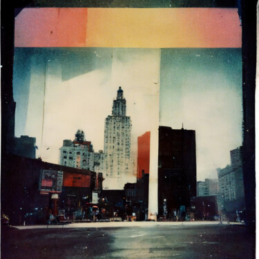 Arte digital titulada "New york polaroid" por Svetlana Lebedeva, Obra de arte original, Trabajo Digital 2D