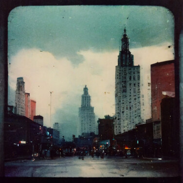 Arte digital titulada "New york polaroid 3" por Svetlana Lebedeva, Obra de arte original, Trabajo Digital 2D