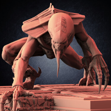 Digital Arts titled "Warhammer Genesteal…" by Yacine Brinis, Original Artwork, 3D Modeling