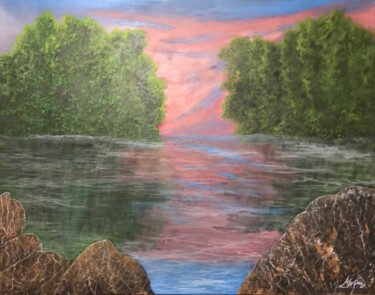 Schilderij getiteld "Perhaps" door Alicia Lopez, Origineel Kunstwerk, Acryl