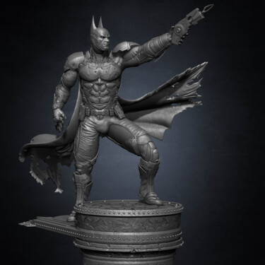 Digital Arts titled "Batman Arkham Knigh…" by Yacine Brinis, Original Artwork, 3D Modeling