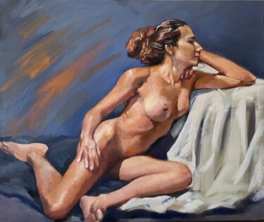 Peinture intitulée "Model from Brasil D…" par Karas Gleb, Œuvre d'art originale, Huile