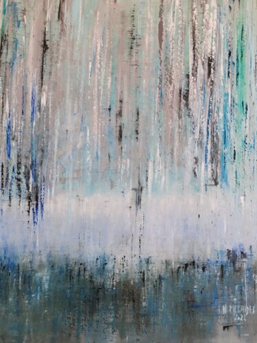 Peinture intitulée "BB90" par Herve Megaides, Œuvre d'art originale, Huile Monté sur Châssis en bois