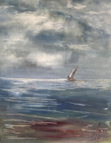 Peinture intitulée "Luz" par Américo Venâncio Lopes Machado Filho, Œuvre d'art originale, Huile