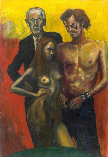 Painting titled "Power" by Gaspard De Gouges, Original Artwork, Oil