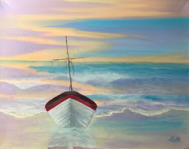 Schilderij getiteld "Waiting for you" door Alicia Lopez, Origineel Kunstwerk, Olie