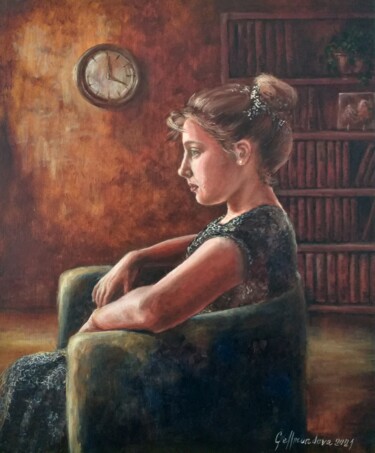 绘画 标题为“Evening hours” 由Nadezhda Gellmundova, 原创艺术品, 油