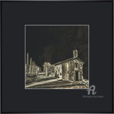 Photography titled "Hello darkness my o…" by Astr, Original Artwork, Digital Photography Mounted on Other rigid panel