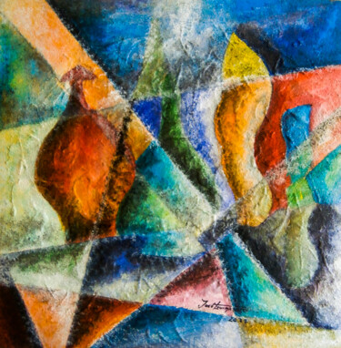 「natureza mbfdf」というタイトルの絵画 Antonio Guimaraesによって, オリジナルのアートワーク, アクリル