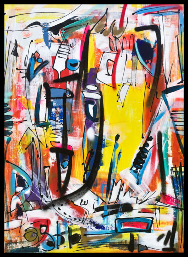 Peinture intitulée "Mirage" par Luc Villard, Œuvre d'art originale, Acrylique Monté sur Châssis en bois