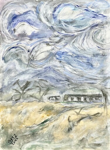绘画 标题为“Turmoil” 由Alfredo Machado Zingg, 原创艺术品, 丙烯