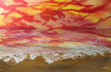 绘画 标题为“Sound of color” 由Alicia Lopez, 原创艺术品, 丙烯