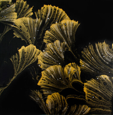 Peinture intitulée "Cyclamen 2" par Alice B., Œuvre d'art originale, Acrylique