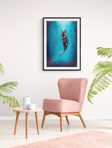 Tirage XL 60x90 Loutre