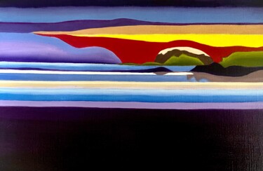 Peinture intitulée "Park County Colorad…" par Jchadima, Œuvre d'art originale, Huile Monté sur Châssis en bois