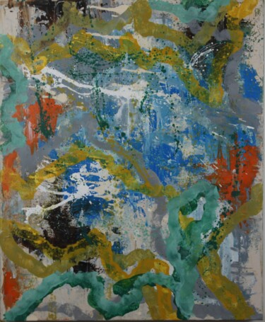 Routes et Destinées Peinture intitulée "Routes et Destinées" par Marie-Paule Nesséré Allaert, Œuvre d'art originale, Acrylique Monté sur Châssis…