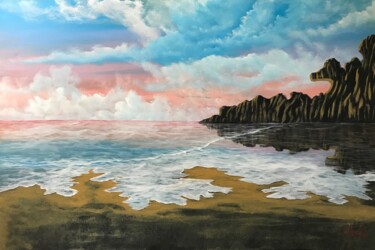 绘画 标题为“Seascape 577” 由Alicia Lopez, 原创艺术品, 油