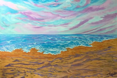绘画 标题为“Seascape 404” 由Alicia Lopez, 原创艺术品, 丙烯