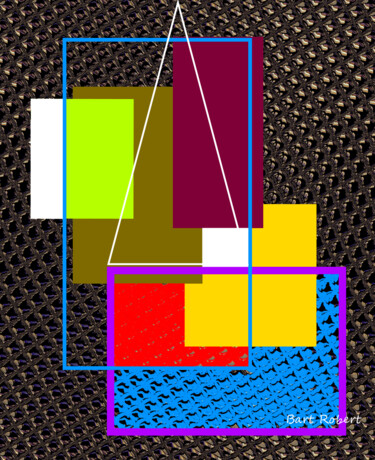 数字艺术 标题为“Geometrie composit” 由Roberto Bartoccini, 原创艺术品, 数字油画