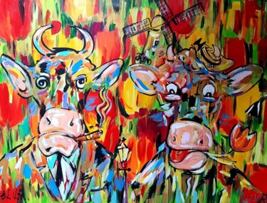 Painting titled "Elena Polyakova (19…" by Elva Polyakova, Original Artwork, Acrylic