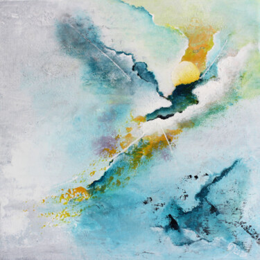 Peinture intitulée "Emergence d'un nouv…" par Ghislaine Gabet, Œuvre d'art originale, Acrylique
