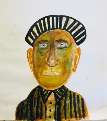 Peinture intitulée "Unit #13, “Moshe”" par Tony Caruso, Œuvre d'art originale, Acrylique