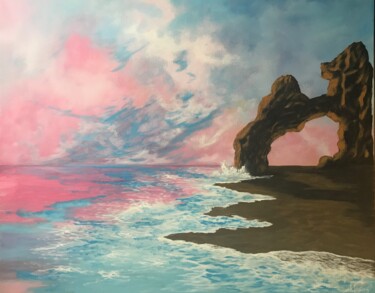 绘画 标题为“Seascape 400” 由Alicia Lopez, 原创艺术品, 丙烯