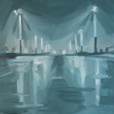 Pittura intitolato "The Longest Journey…" da Rafferoico, Opera d'arte originale, Olio