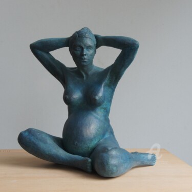Sculpture intitulée "Enceinte #3" par Sophie Laurent Lazinier, Œuvre d'art originale, Terre cuite