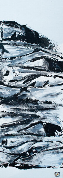 Prenten & gravures getiteld "Dans les montagnes" door Léa Coutureau, Origineel Kunstwerk, Acryl