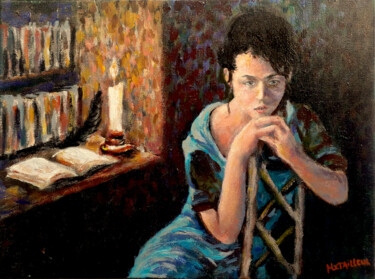 Peinture intitulée "pause" par Letailleur-H, Œuvre d'art originale, Acrylique Monté sur Châssis en bois