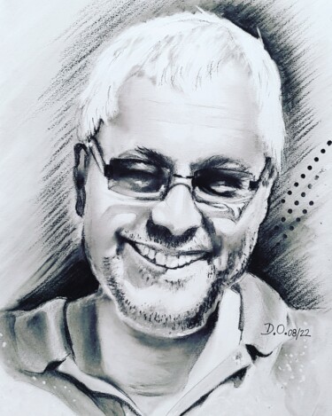 Dessin intitulée "Dominique B" par Dominique Obry, Œuvre d'art originale, Graphite