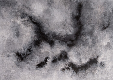 WHEN THE SOUL CRIES - abstract clouds, emotions, mind, sky 绘画 标题为“WHEN THE SOUL CRIES…” 由Rimma Savina, 原创艺术品, 丙烯 安装在木质担架架上