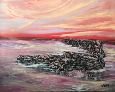 Schilderij getiteld "Illusion 03" door Alicia Lopez, Origineel Kunstwerk, Acryl