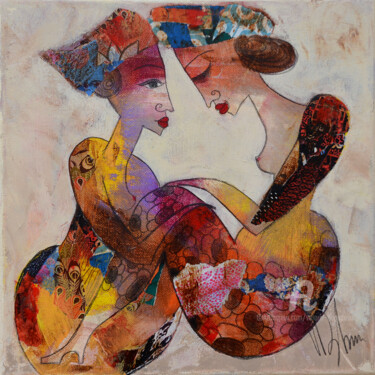 Painting titled "Douce." by Valérie Depadova, Original Artwork, Acrylic