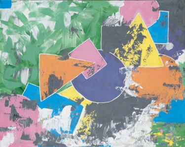 Painting titled "Rookie Mistake" by Cassie Burgan, Original Artwork, Acrylic