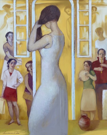 Painting titled "New inhabitant" by Azeriman, Original Artwork, Digital Painting