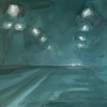 Pittura intitolato "The Longest Journey…" da Rafferoico, Opera d'arte originale, Olio