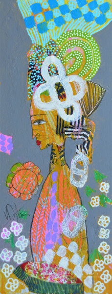Peinture intitulée "A deux..." par Valérie Depadova, Œuvre d'art originale, Acrylique