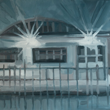 Pittura intitolato "The Longest Journey…" da Rafferoico, Opera d'arte originale, Olio