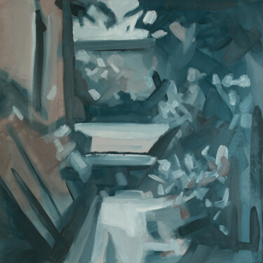 Pittura intitolato "The Longest Journey…" da Rafferoico, Opera d'arte originale, Olio