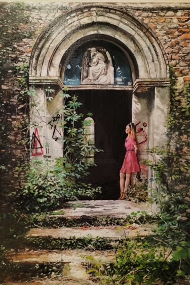 Peinture intitulée "Lilith" par Daniel Combe (DACO), Œuvre d'art originale, Acrylique