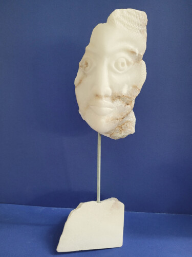 Sculpture intitulée "Sculpture en albâtr…" par Claude Adda, Œuvre d'art originale, Pierre