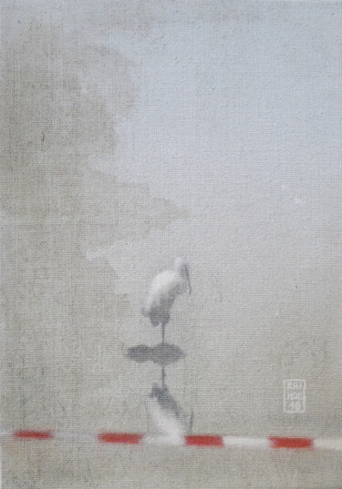 绘画 标题为“Ufer” 由Raimo Bergt, 原创艺术品, 丙烯 安装在木板上