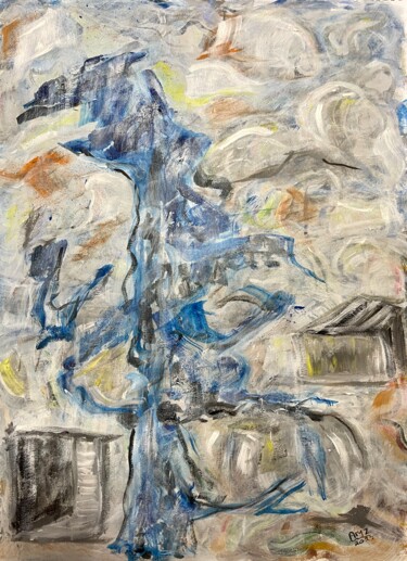 Schilderij getiteld "The Monster Inside" door Alfredo Machado Zingg, Origineel Kunstwerk, Acryl