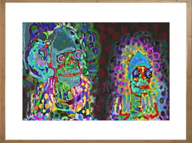 数字艺术 标题为“B6d...36x24 peintur…” 由Laurent Pradat, 原创艺术品, 数字油画