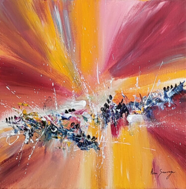 Peinture intitulée "Rapide - tableau ab…" par Âme Sauvage, Œuvre d'art originale, Acrylique Monté sur Châssis en bois