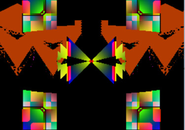 Malerei mit dem Titel "Composition Nr, 18" von Yuri Vilenkin, Original-Kunstwerk, 2D digitale Arbeit